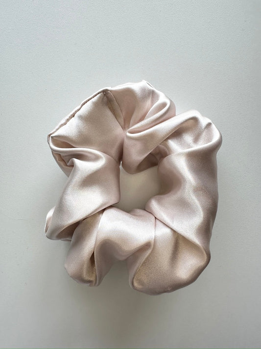 Pink Fog Satin Scrunchie