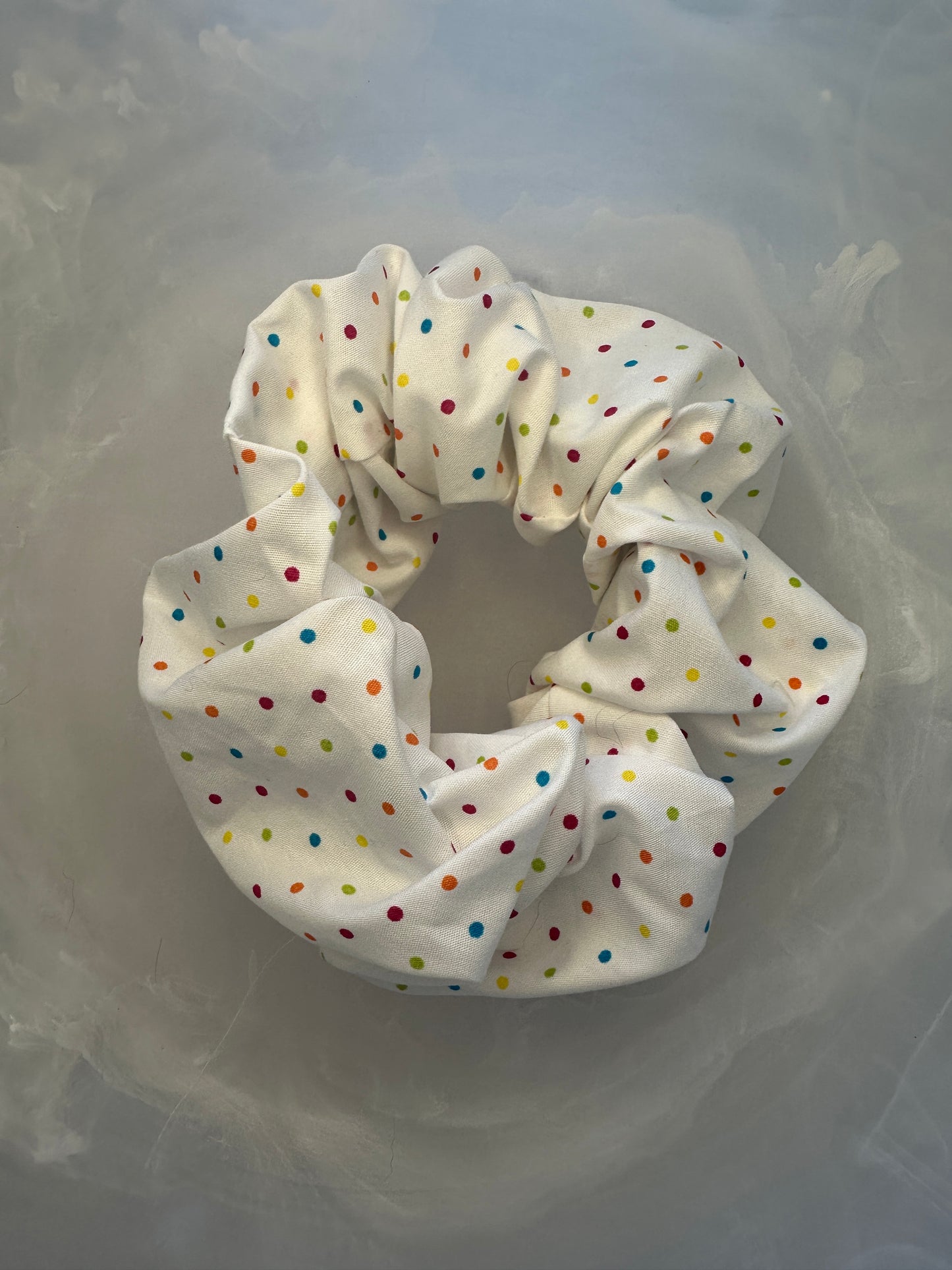 Polka Dot Scrunchie